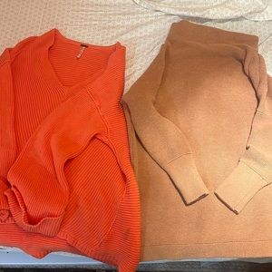 Two Free People Sweaters size small